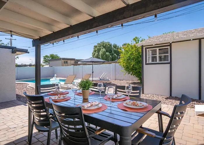 Pool Fire Pitoutdoor Bargame Sleeps 14 * Scottsdale
